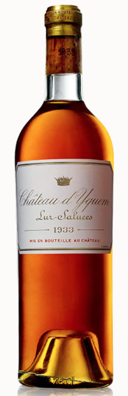 Chateau d'Yquem Sauternes 1933 price