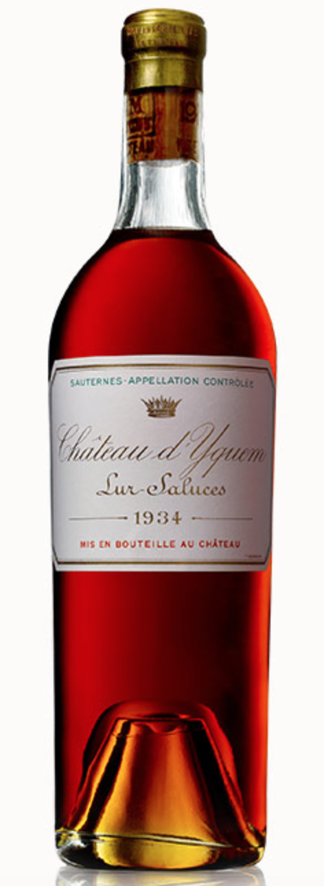 Chateau d'Yquem Sauternes 1934 price