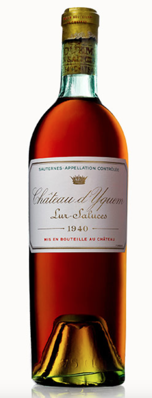 Chateau d'Yquem Sauternes 1940 price