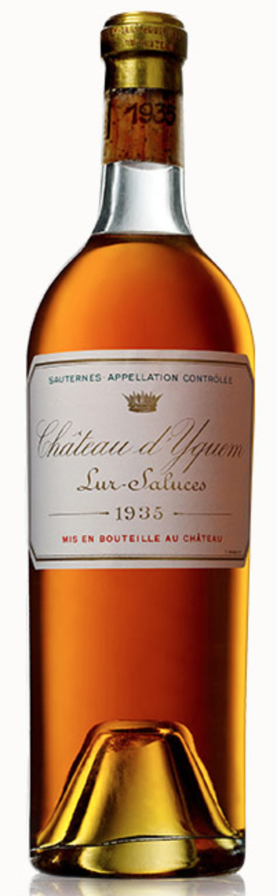 1935 vintage wine for sale Château d'Yquem Sauternes 1935 price