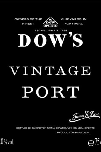 Dow's Vintage Port label