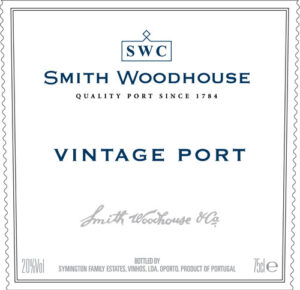 Smith Woodhouse Vintage Port label