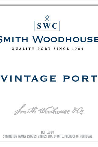 Smith Woodhouse Vintage Port label