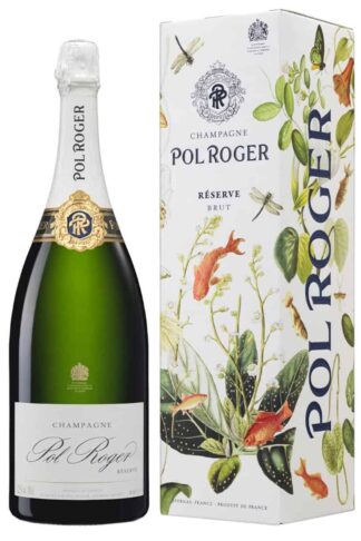 Same-day Champagne delivery London – Pol Roger Brut Réserve NV (1 x 150cl magnum)