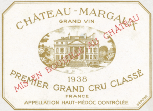 1938 wine gift at Arden Fine Wines – Château Margaux 1938