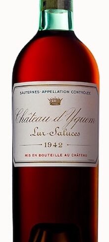1942 vintage wines for sale Château d'Yquem 1942 price