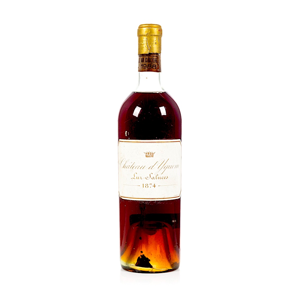 Château d'Yquem 1874 price 1874 vintage wines for sale