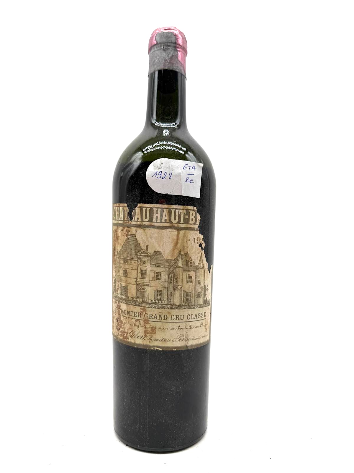 Château Haut-Brion 1928 old wine ullage